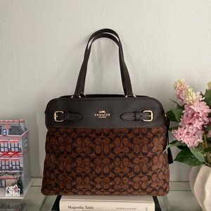 Coach Easton Tote Bag (in signature chenille)